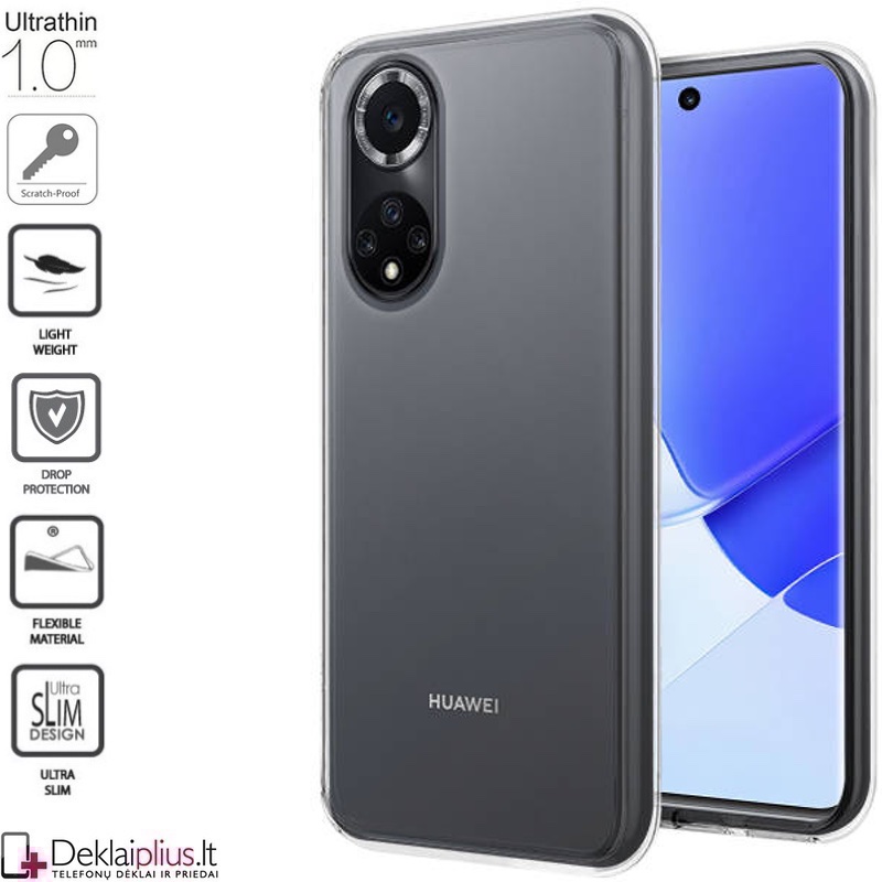 Silikoninis dėklas 1.0 mm storio - permatomas (Huawei Nova 9/Honor 50) Silikoninis dėklas 1.0 mm storio - permatomas (Huawei Nova 9/Honor 50)